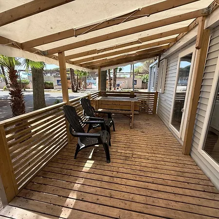 Le Castellas - Mobil-home Familiale Premium 3 منتزه العطل *